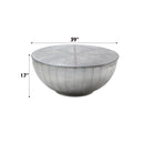 Brancaster - Coffee Table - Aluminum - 17" - Atlantic Fine Furniture Inc