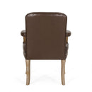 French Country Style Dining Chair With Nailhead Trim