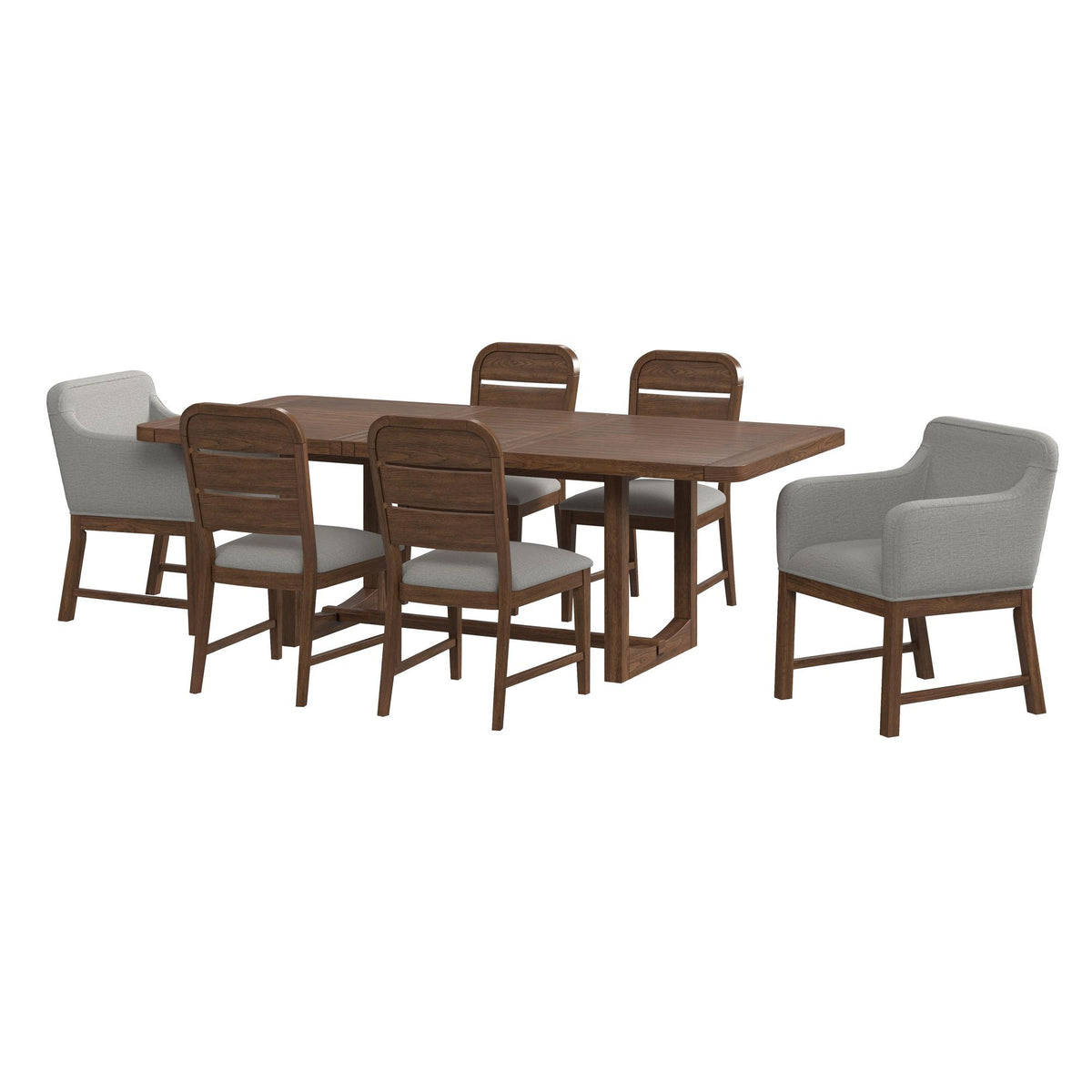 Glinda Standard Height Dining Set in Dark Brown by Elements International, view 2