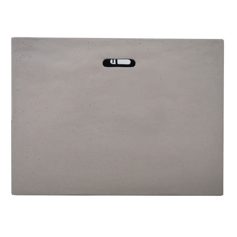 Outdoor Patio Square Gas Burning Concrete Fire Pit 40,000 Btu