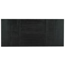 Topmax - 6 Piece Farmhouse Extendable Dining Table With Footrest, 4 Upholstered Dining Chairs And Dining Bench, Two 11" Removable Leaf