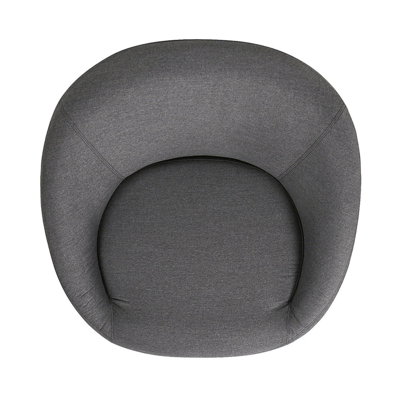 Willow - Upholstered Patio Deep Seating Armchair - Graphite Gray / Black