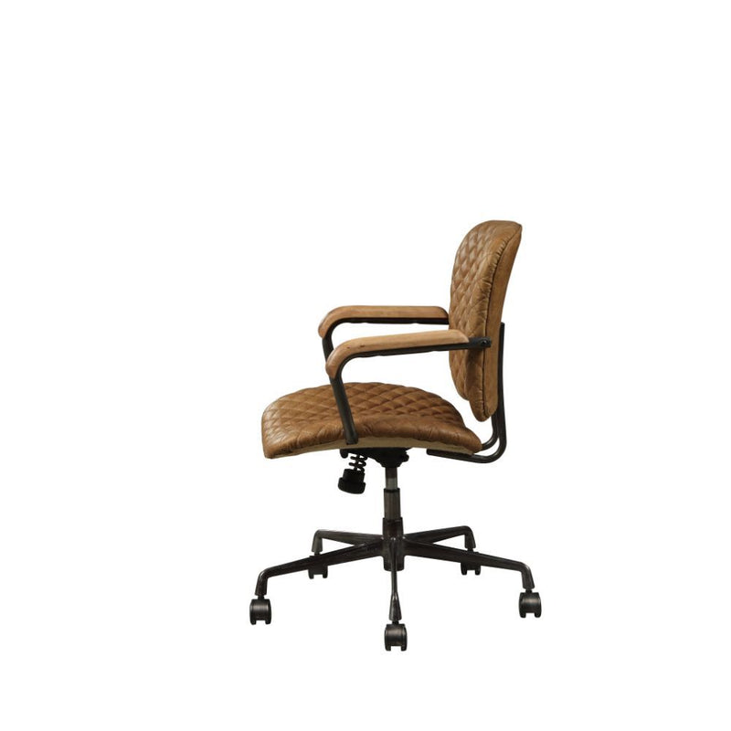 Josi - Executive Office Chair - Coffee Top Grain Leather - Atlantic Fine Furniture Inc