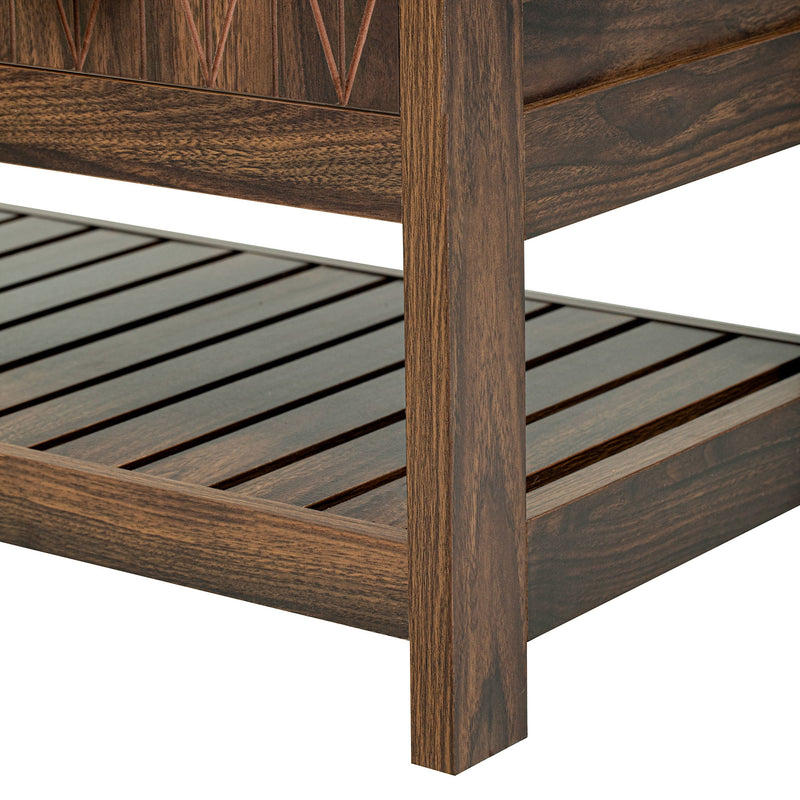 Hall Tree With 6 Hooks And Hinged Lid, Coat Hanger, Storage Bench, 3 In 1 Design