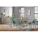 Elma - Rectangular Dining Table With 18" Leaf - Almond