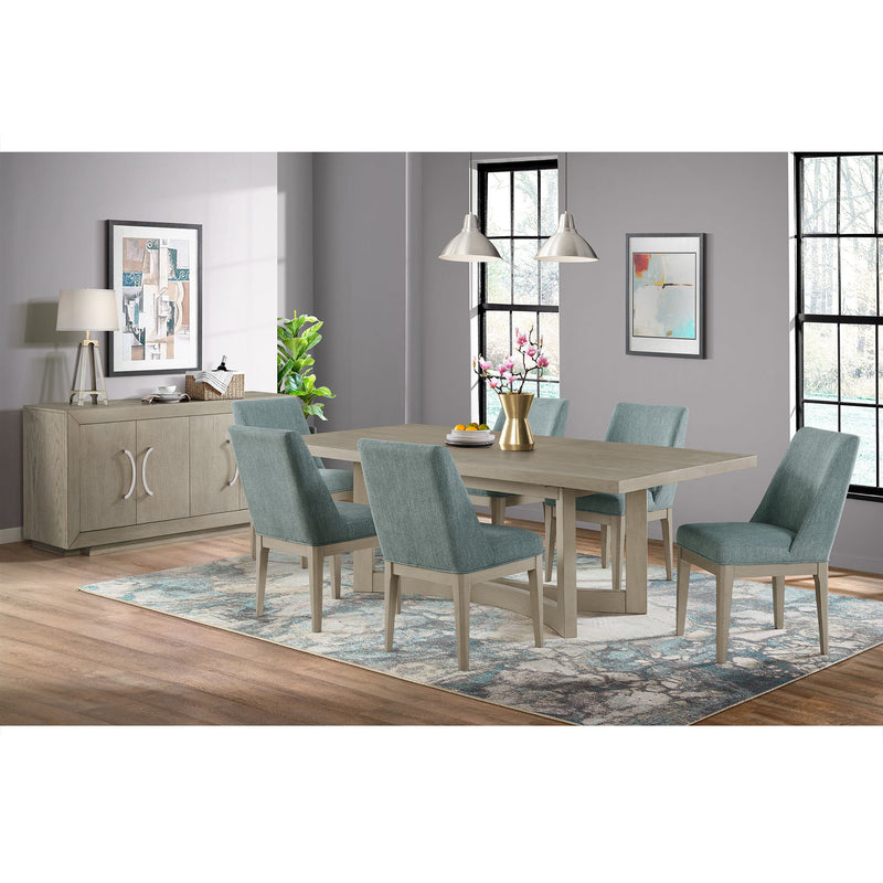 Elma - Rectangular Dining Table With 18" Leaf - Almond