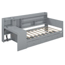 Daybed With 3 Drawers USB Ports And Desk