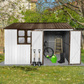 10' x 8' Garden Sheds Outdoor Storage Sheds With Window