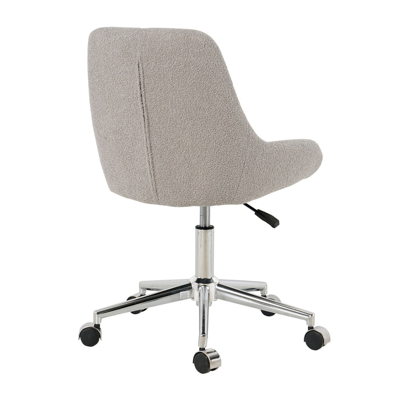 Adjustable And Space-Saving Chair With Golden Electroplated Legs