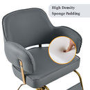 Elegant Barber Chair, Salon Chair For Hair Stylis, With Heavy Duty Hydraulic Pump Adjustable Barber Chair For Beauty Salon Spa Equipment