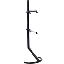 Indoor Bike Rack Stand For 1 - 2 Bicycles With Adjustable Arms - Black
