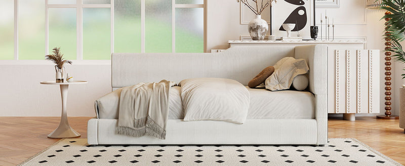 L Shaped Upholstered Daybed