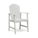 Outdoor Weather Resistant Acacia Wood Adirondack Dining Chairs (Set of 2)