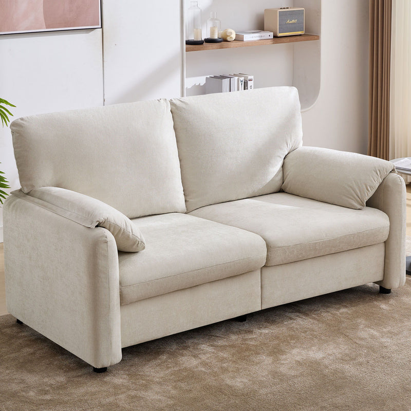 Modern Minimalist Down Filled Sofa