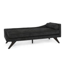 Etherealuxe - Chaise Lounge With Birch Splayed Legs