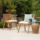 Dining Chair With Water Resistant Cushion - Teak