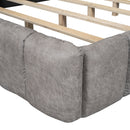 Elegant Design Upholstered Platform Bed
