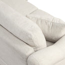 Contemporary U - Shaped Sectional Sofa With Movable Storage Ottoman