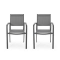 Waterfal - Outdoor Aluminum Dining Chair With Mesh Seat (Set of 2)