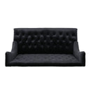 Nurturing - Upholstered Loveseat With Wing Back And Diamond Tufting