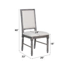 Leventis - Side Chair (Set of 2) - Cream Linen & Weathered Gray