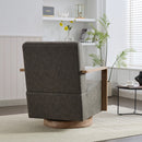 Swivel Modern Upholstered Accent Chair With Armrests