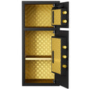 Large Double Door Coin Operated Safe, Digital Security Safe With Fireproof And Waterproof Bag