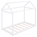 Wooden House Shaped Bed