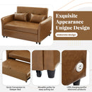 Convertible Sleeper Bed, Adjustable Oversized Armchair With 3 USB Ports