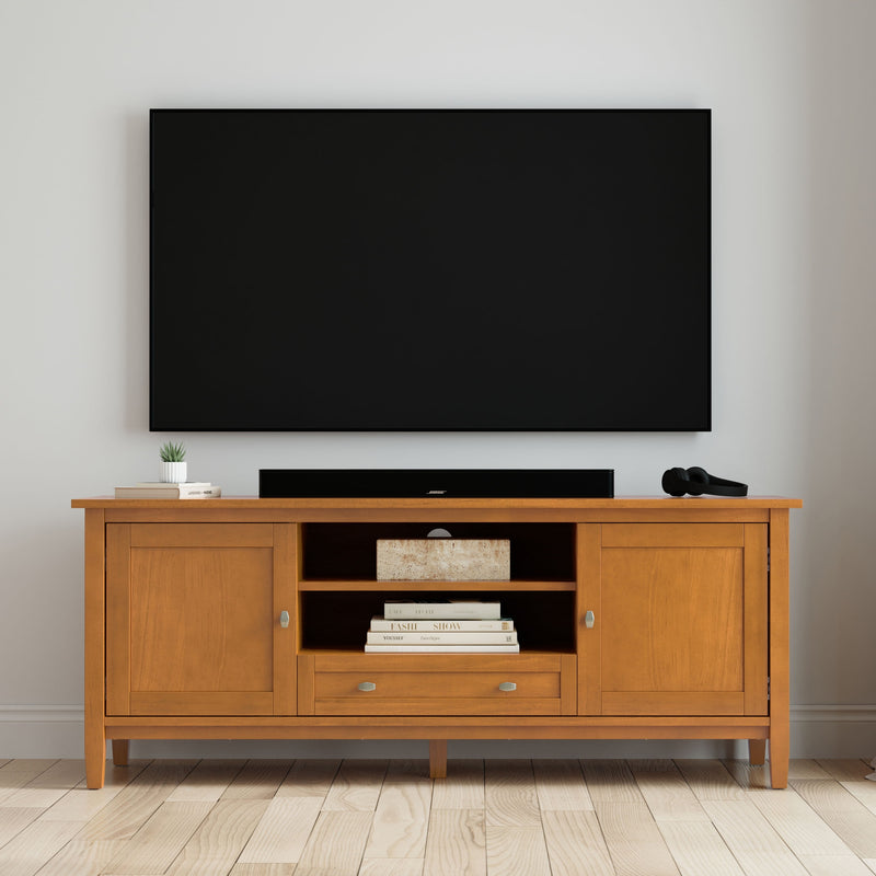 Warm Shaker - TV Media Stand - Brown