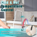 Professional Kitchen Faucet With 3 Function 360 Sprayer And 1 Touch Switching