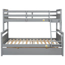Bunk Bed With Ladder And Safety Guardrail