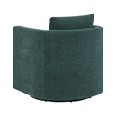 Sutton - Swivel Barrel Chair - Peacock