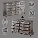 Ausonia - Dresser - Antique Platinum - Finish - Atlantic Fine Furniture Inc