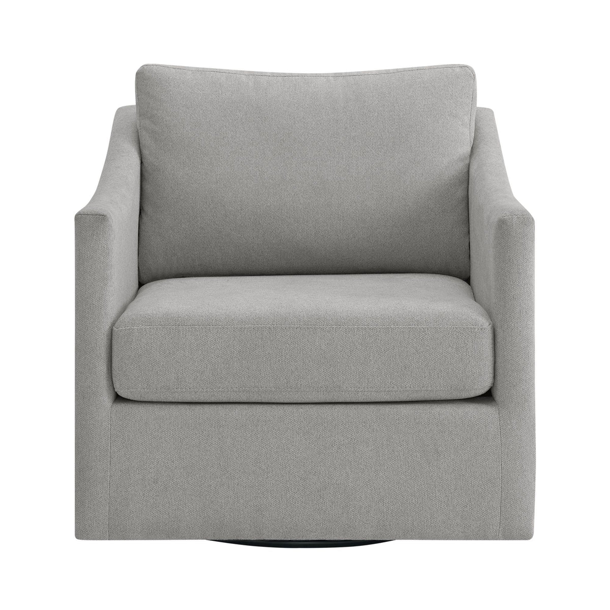 Acacia Swivel Chair in Gray by Elements International, view 6