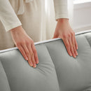 Convertible Velvet 3 In 1 Sofa Bed With Adjustable Sleeper Chair And Multi Pockets