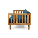 Claremont - 3 Seater Daybed Teak Acacia Wood Water Resistant Cushions