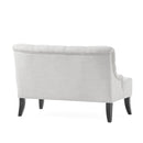 Nicole - French Style Upholstered Loveseat With Tufted Backrest
