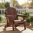 Oversize Outdoor Folding Adirondack Chair, Patio Chair For Garden