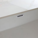 Elegant Vanity Top With Undermount Sink And Backsplash, Sintered Stone