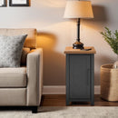 Essex - Chairside Table - Black, Whiskey