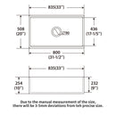 Farmhouse Sink Workstation, Ceramic Single Bowl With Accessories