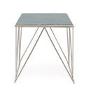 Modern Glam Marble Coffee Table With Gold Base - Green