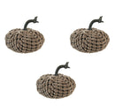 Chenille Weighted Pumpkin Ornament Decor For Holiday Harvest Festival Fall Festival & Thanksgiving