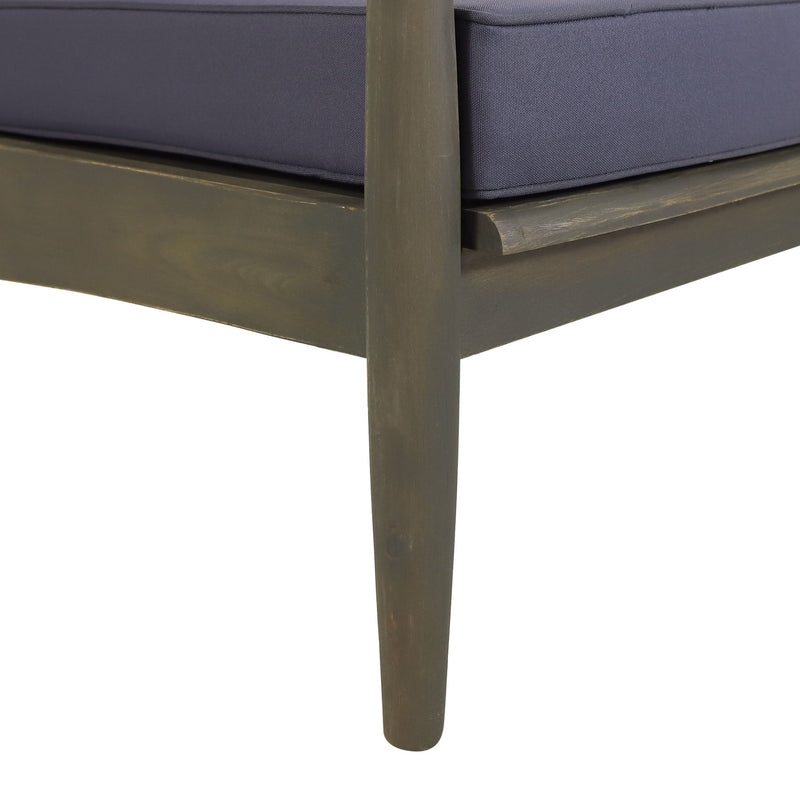 Emmry - Outdoor Acacia Wood Club Chair