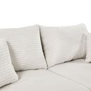 Single Sofa Couch With Storage Space, Movable Ottoman, USB Ports, Cup Holders, Phone Holder