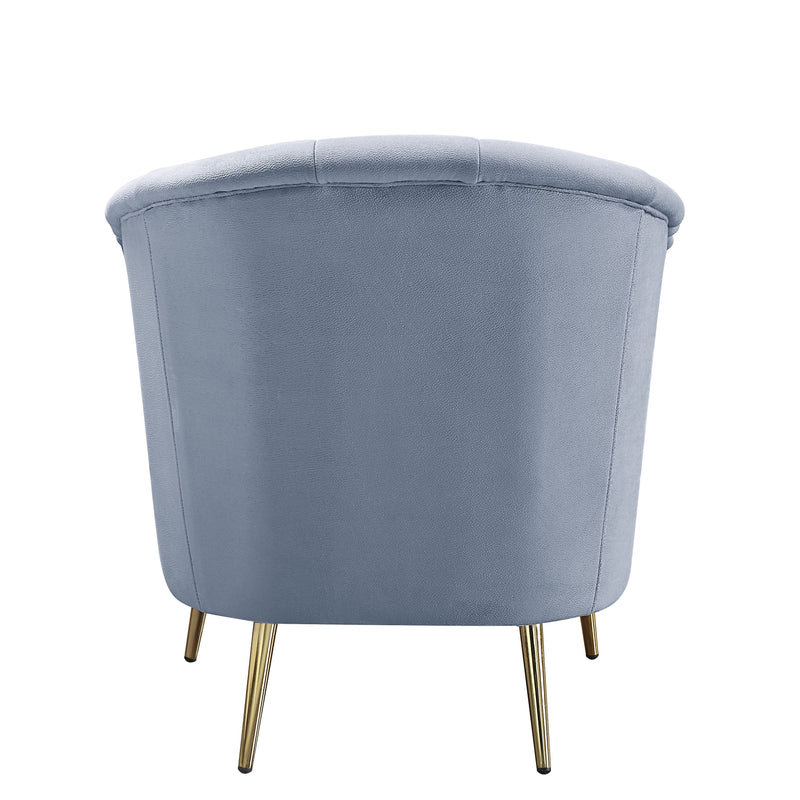 Bayram - Chair - Light Gray Velvet