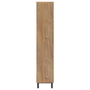 Teller - 4-Door Tall Shoe Storage Cabinet - Natural Oak