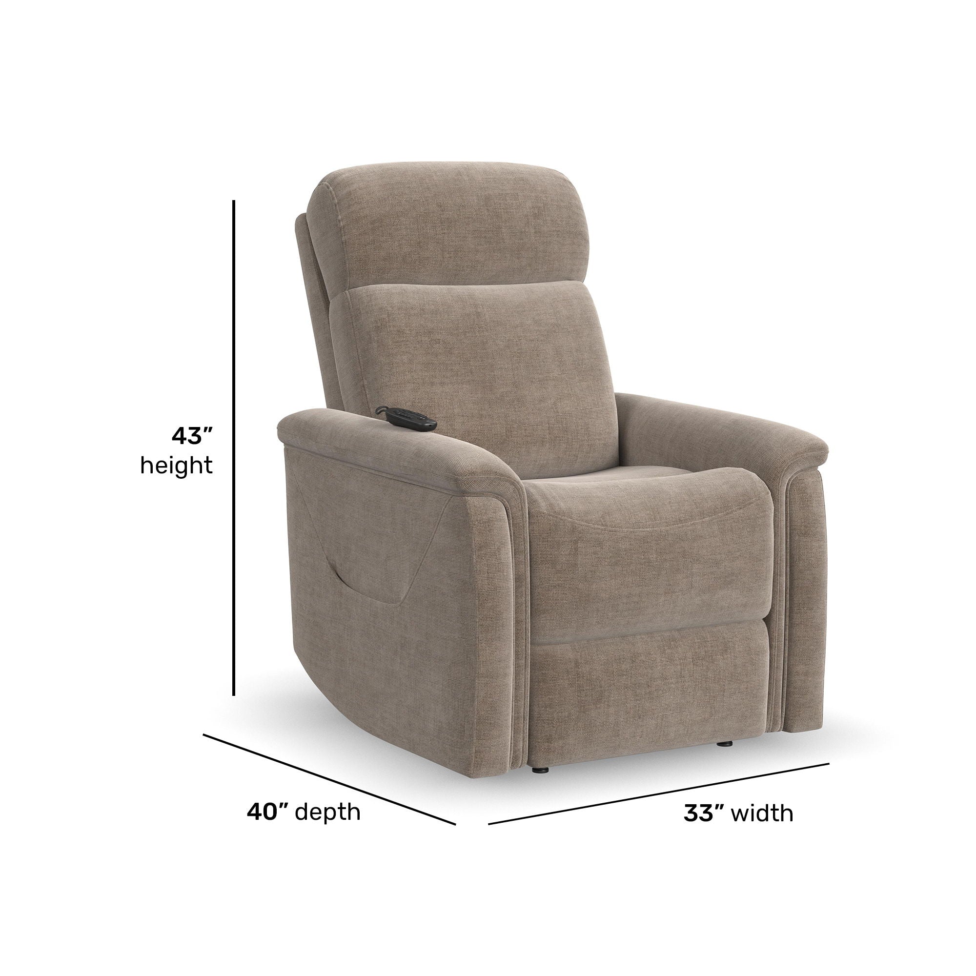 Luma - Power Lift Recliner With Power Headrest, Lumbar, Heat & Massage