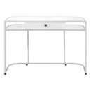 Computer Desk For Home Office, Laptop, Storage Drawers, Contemporary And Modern - White